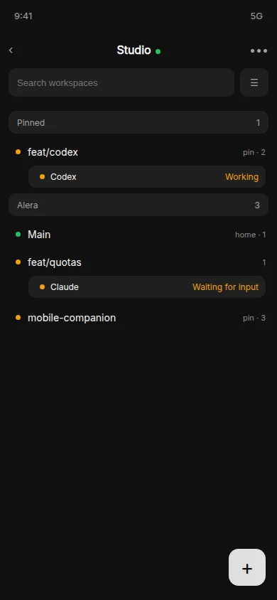 Alera Mobile Companion Workspaces